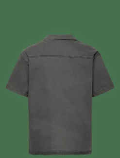 DP Loose SS Denim Shirt - Kortärmade