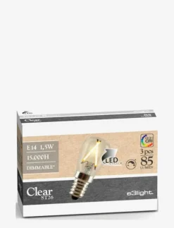 e3 LED Proxima E14 925 85lm S2D Dimmable 3-PAK - Glödlampor