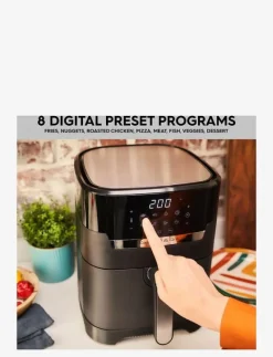 Easy Fry & Grill Precision 2in1 Svart - Air fryer - Air fryers
