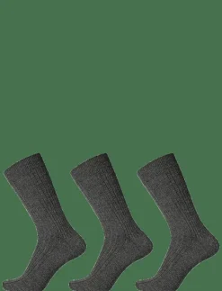 Egtved Broad rib wool 3-pack - Vanliga strumpor