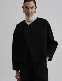 Elia Cropped wool blend jacket - Ulljackor
