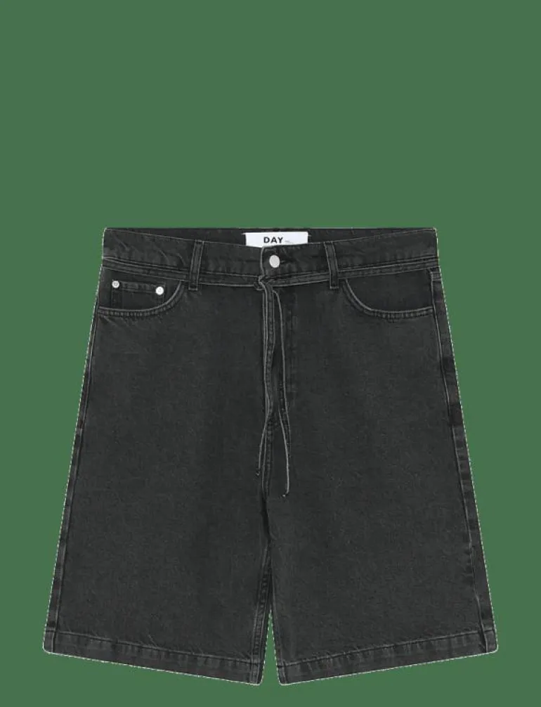 Elijah Shorts Black Denim - Jeansshorts