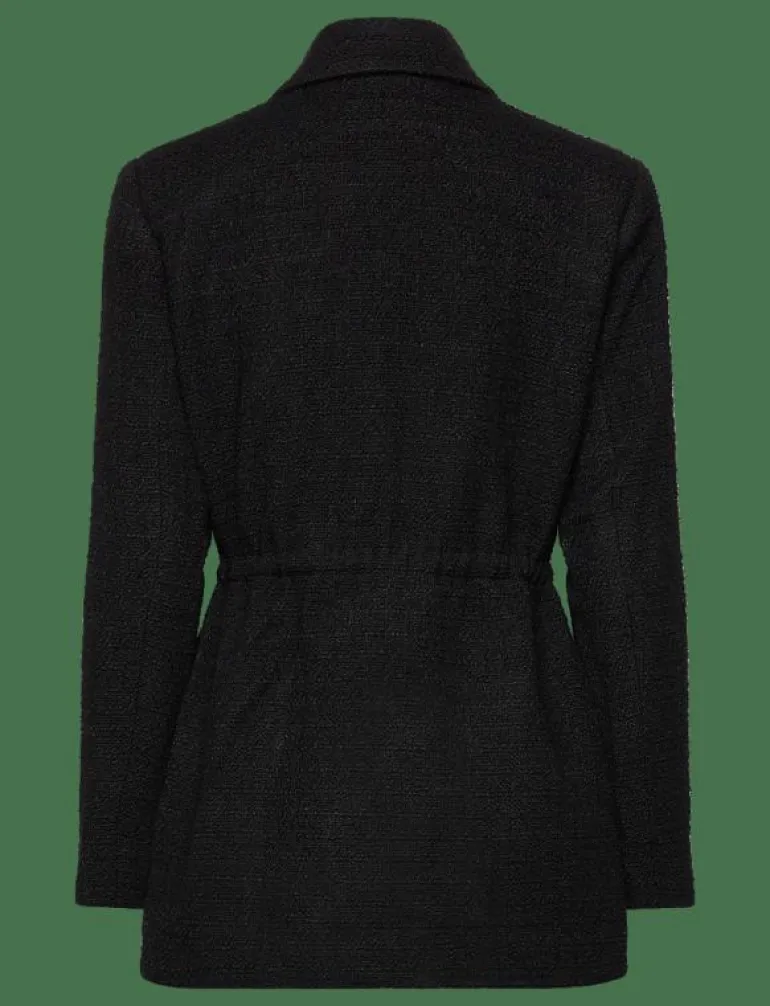 Elodie drawstring boucle blazer - Bouclés