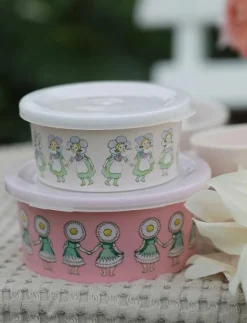 Elsa Beskow Blomsterfesten, Snackbox, 2-pack - Lunchlådor