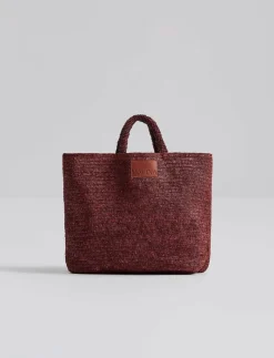 Elsya raffia tote bag - Shoppers