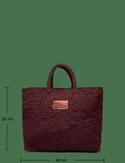 Elsya raffia tote bag - Shoppers