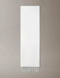 EMBLEM 2-TONE FRINGE MW SCARF - Halsdukar