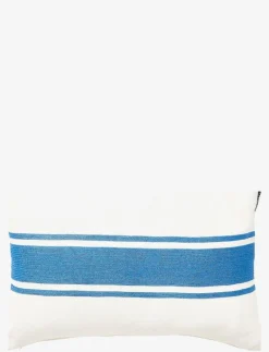 Embroidery Center Striped Linen/Cott 60x40 Pillow - Kuddar