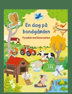 En dag på bondgården: Pysselbok med klistermärken - Målar- & pysselböcker