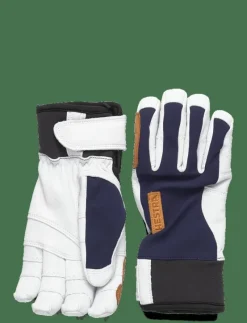 Ergo Grip Active Wool Terry - 5 finger Black/Offwhite - Fingervantar