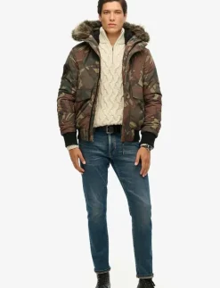 EVEREST HOODED PUFFER BOMBER - Fodrade jackor