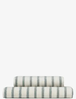 Everyday Stripe cotton towel - Badrumstextilier