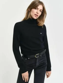 EXTRAFINE LAMBSWOOL BLEND ROLLNECK - Polotröjor