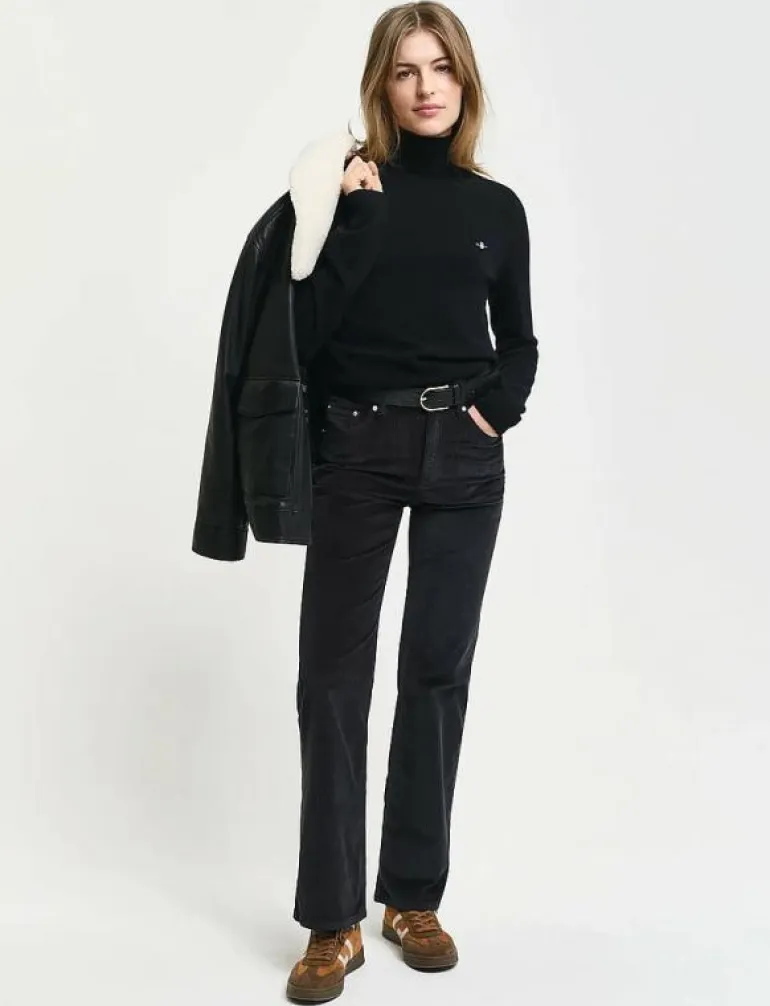 EXTRAFINE LAMBSWOOL BLEND ROLLNECK - Polotröjor