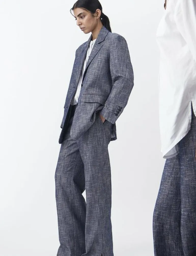FEODORA BLAZER ROUGH TWILL - Enkelknäppta kavajer