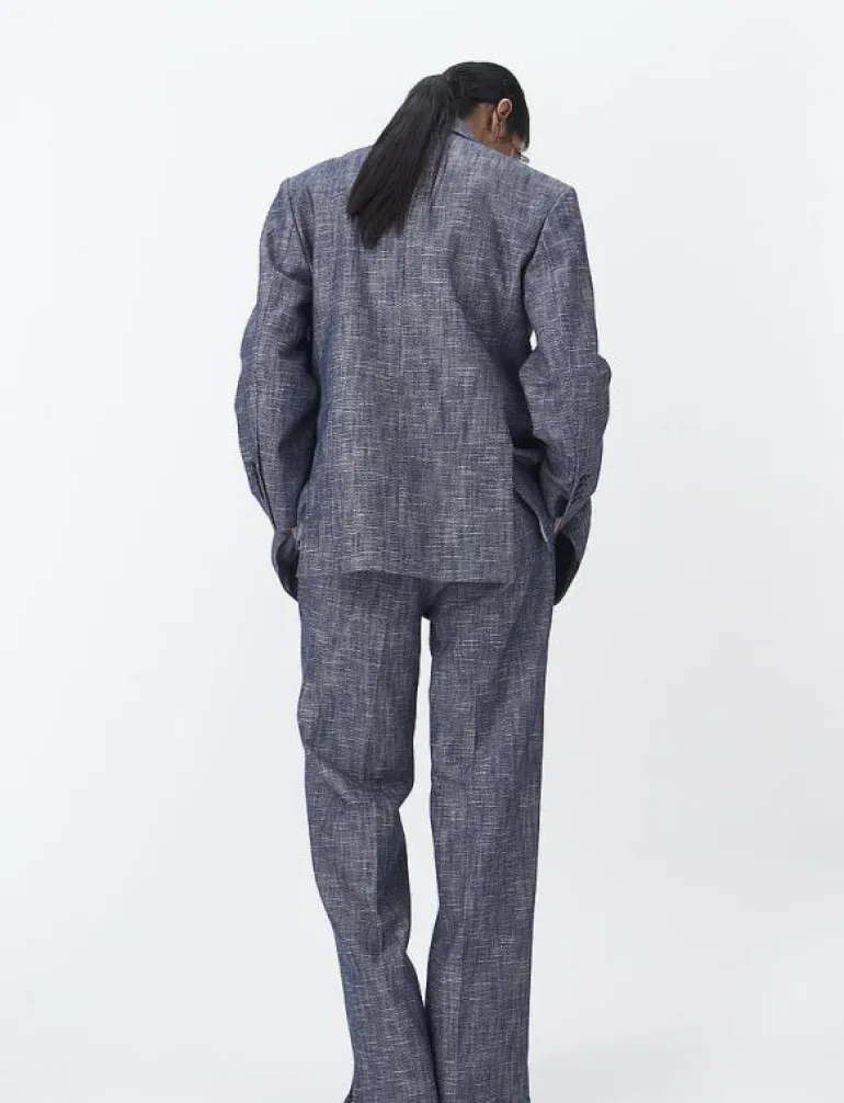 FEODORA BLAZER ROUGH TWILL - Enkelknäppta kavajer