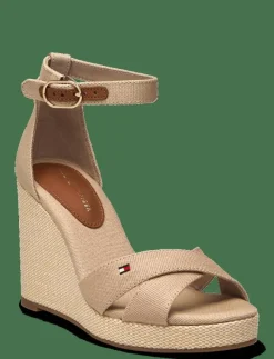 FLAG HIGH WEDGE ESPAD CRISSCROSS - Kilklackar