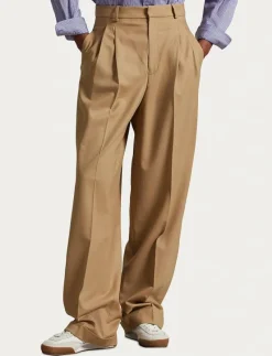 Flannel Wide-Leg Pant - Kostymbyxor