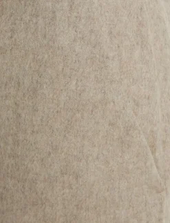 FLANNEL WOOL SLIM STRAIGHT PANTS - Raka byxor