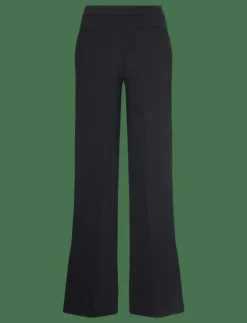 Flared Long Pants, 2273 Crepe - Kostymbyxor