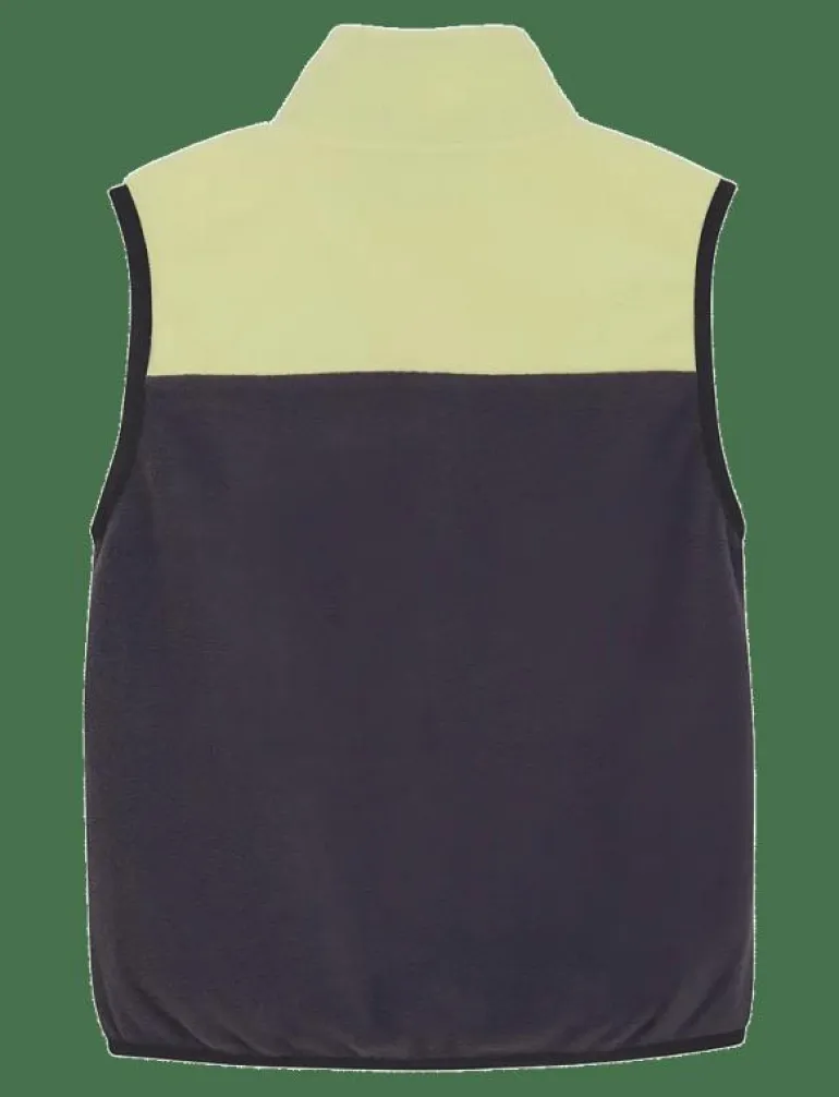 Fleece Waistcoat - Colorblock - Väst