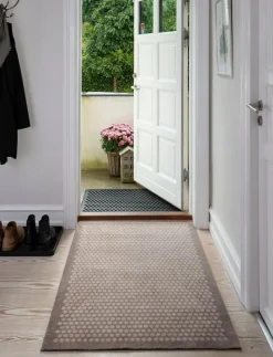 Floormat polyamide, 130x90 cm, dot design - Dörrmattor