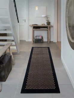 Floormat polyamide, 200x67 cm, dot design - Badrumsmatta