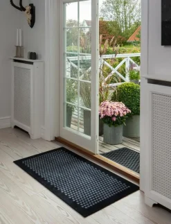 Floormat polyamide, 120x67 cm, dot design - Badrumsmatta