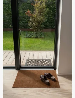 Floormat/carpet cognac 60x90 cm - Badrumsmatta
