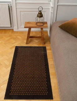 Floormat/carpet dot cognac 67x120 cm - Badrumsmatta