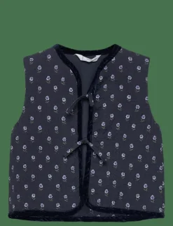 Floral quilted gilet - Väst