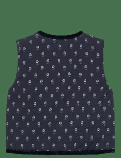 Floral quilted gilet - Väst