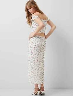 FLORIANA HALLIE CRINKLE SKIRT - Midi kjolar