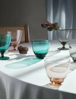 Flow Glas på fot 35 cl champagne - Vitvinsglas