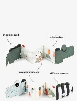 Fold-out soft book Croco Green - Babybok