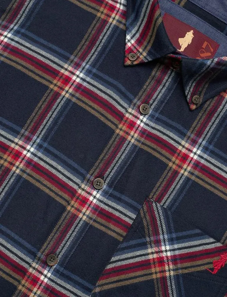 FRANCK REG COT PE MCS M SHIRT - Flanellskjortor