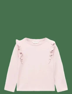 Frills cotton t-shirt - Långärmade t-shirts