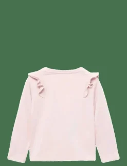 Frills cotton t-shirt - Långärmade t-shirts