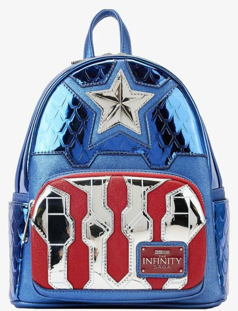 Funko! Loungefly Mini Backpack 2 SHINE CAPTAIN AME - Ryggsäckar