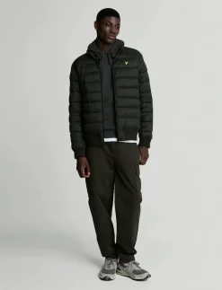Funnel Neck Wadded Jacket - Fodrade jackor