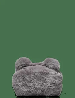 Fur-effect shoulder bag - Axelremsväska