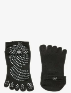 GAIAM GREY GRIPPY YOGA SOCKS - Yogastrumpor