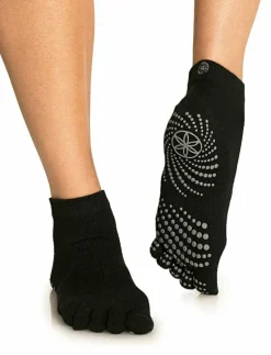 GAIAM GREY GRIPPY YOGA SOCKS - Yogastrumpor