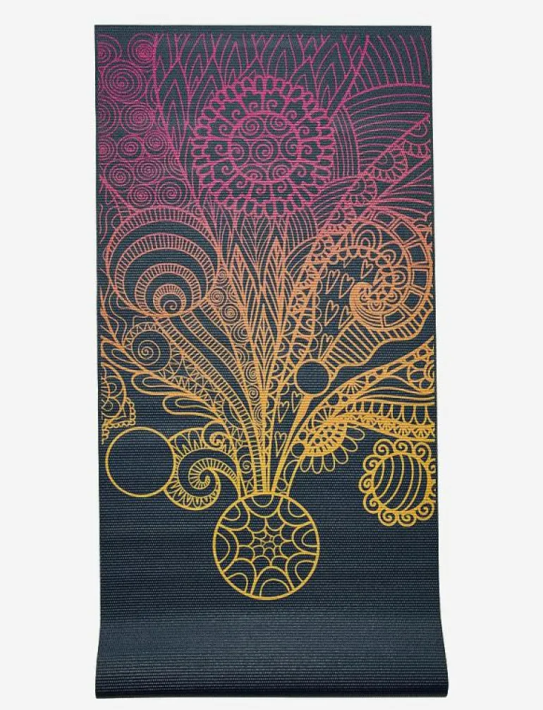 GAIAM VIVID ZEST YOGA MAT 4MM CLASSIC PRINTED - Yogamattor & accessoarer