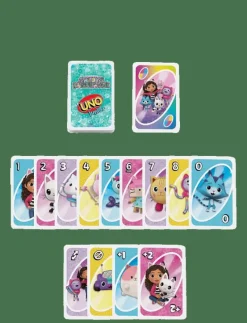 Games UNO Junior Gabby’s Dollhouse Card Game for Kids, Parents & Family Nights - Kortspel