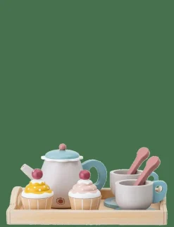 Gentrim Play Set, Food, Grey, Plywood Set of 8 - Leksakskök & Tillbehör