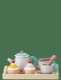 Gentrim Play Set, Food, Grey, Plywood Set of 8 - Leksakskök & Tillbehör