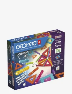 Geomag Glitter Panels Recycled 35 Pcs - Byggsats