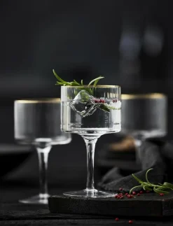 Gin & tonic glas palermo gold 32cl 4st - Ginglas