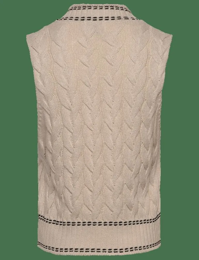 Gio Knit Vest - Stickade västar